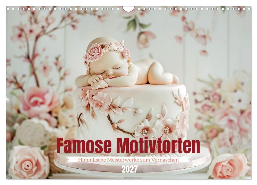 Famose Motivtorten (Wandkalender 2027 DIN A3 quer) CALVENDO Monatskalender