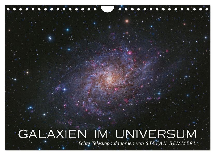 Galaxien im Universum (Wandkalender 2027 DIN A4 quer) CALVENDO Monatskalender