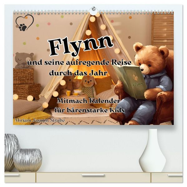 Flynn und seine aufregende Reise durch das Jahr (hochwertiger Premium Wandkalender 2027 DIN A2 quer) Kunstdruck in Hochglanz