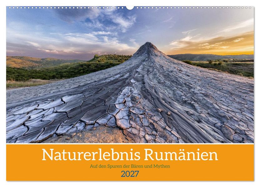 Naturerlebnis Rumänien - Auf den Spuren der Bären und Mythen (Wandkalender 2027 DIN A2 quer) CALVENDO Monatskalender