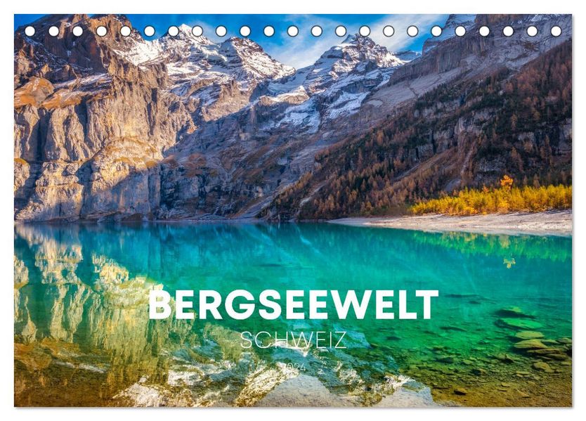 Wunderwelt Schweiz (Tischkalender 2027 DIN A5 quer) CALVENDO Monatskalender
