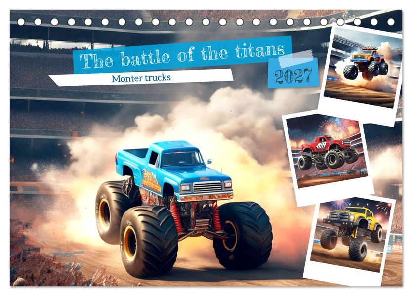 The battle of the titans (Desk Calendar 2027 DIN A5 landscape) CALVENDO 12 Month DeskCalendar