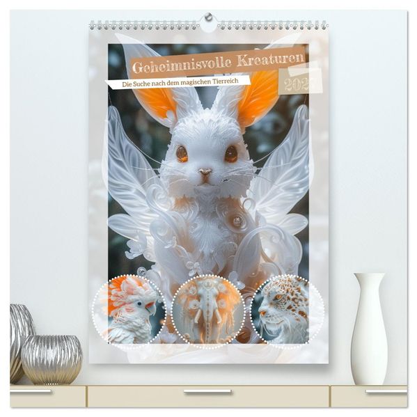Geheimnisvolle Kreaturen (hochwertiger Premium Wandkalender 2027 DIN A2 hoch) Kunstdruck in Hochglanz