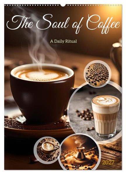 The Soul of Coffee - A Daily Ritual (Wall Calendar 2027 DIN A2 portrait) CALVENDO 12 Month Wall Calendar