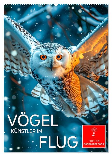 Vögel - Künstler im Flug (Wandkalender 2027 DIN A2 hoch) CALVENDO Monatskalender