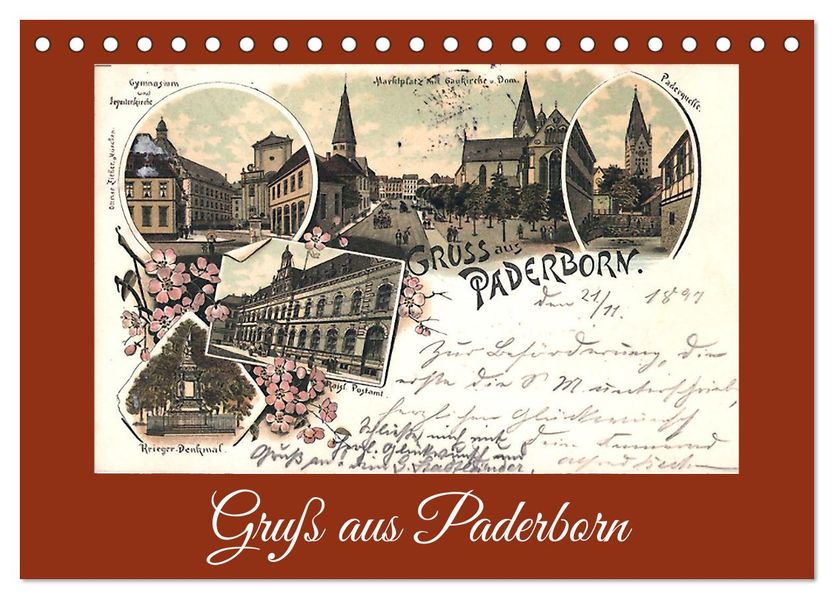 Gruß aus Paderborn (Tischkalender 2027 DIN A5 quer) CALVENDO Monatskalender