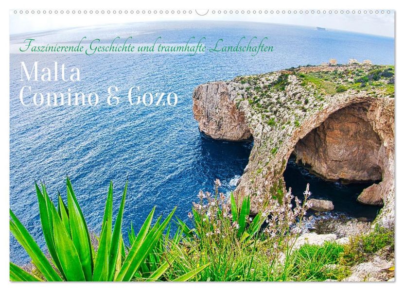 Malta Comino & Gozo (Wandkalender 2027 DIN A2 quer) CALVENDO Monatskalender