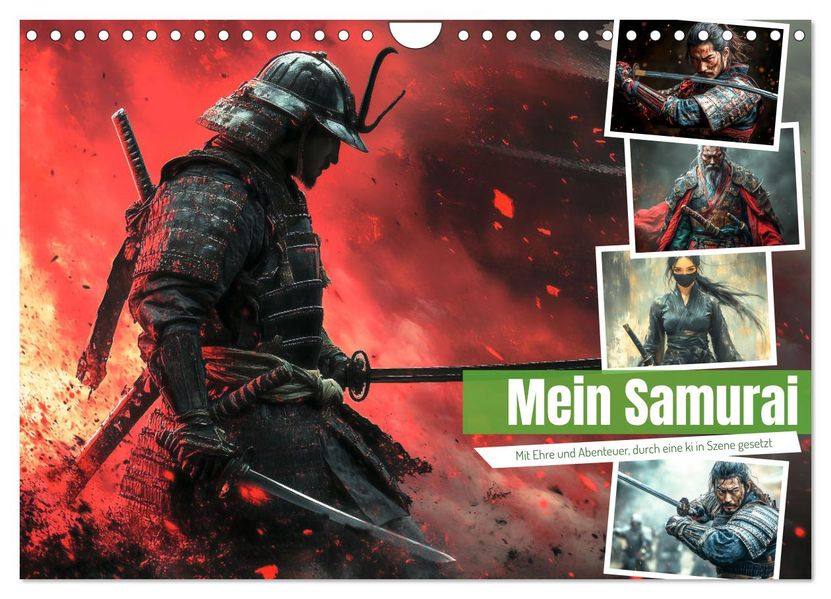 Mein Samurai (Wandkalender 2027 DIN A4 quer) CALVENDO Monatskalender