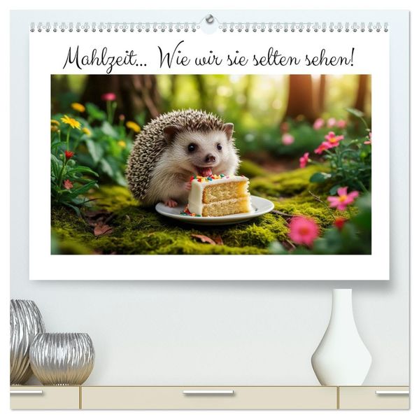 Mahlzeit... Wie wir Sie selten sehen! (hochwertiger Premium Wandkalender 2027 DIN A2 quer) Kunstdruck in Hochglanz