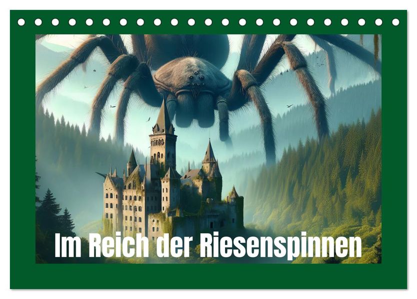 Im Reich der Riesenspinnen (Tischkalender 2027 DIN A5 quer) CALVENDO Monatskalender
