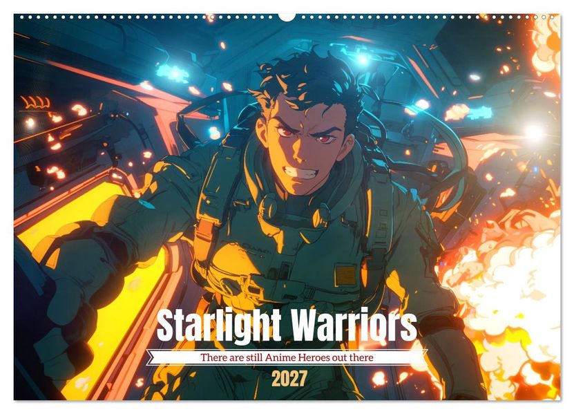 Starlight Warriors (Wall Calendar 2027 DIN A2 landscape) CALVENDO 12 Month Wall Calendar