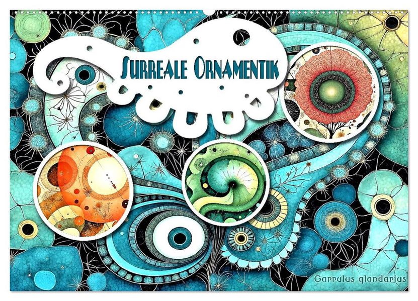 Surreale Ornamentik (Wandkalender 2027 DIN A2 quer) CALVENDO Monatskalender
