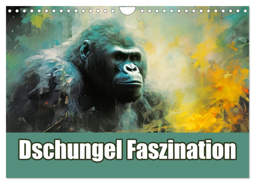 Dschungel Faszination (Wandkalender 2027 DIN A4 quer) CALVENDO Monatskalender