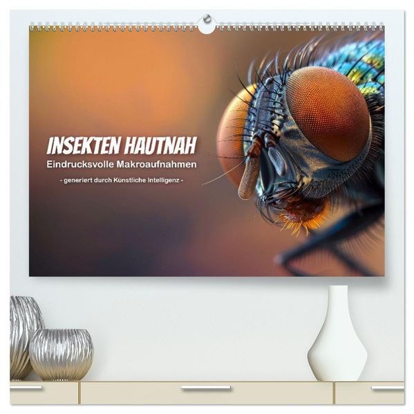 Insekten hautnah (hochwertiger Premium Wandkalender 2027 DIN A2 quer) Kunstdruck in Hochglanz