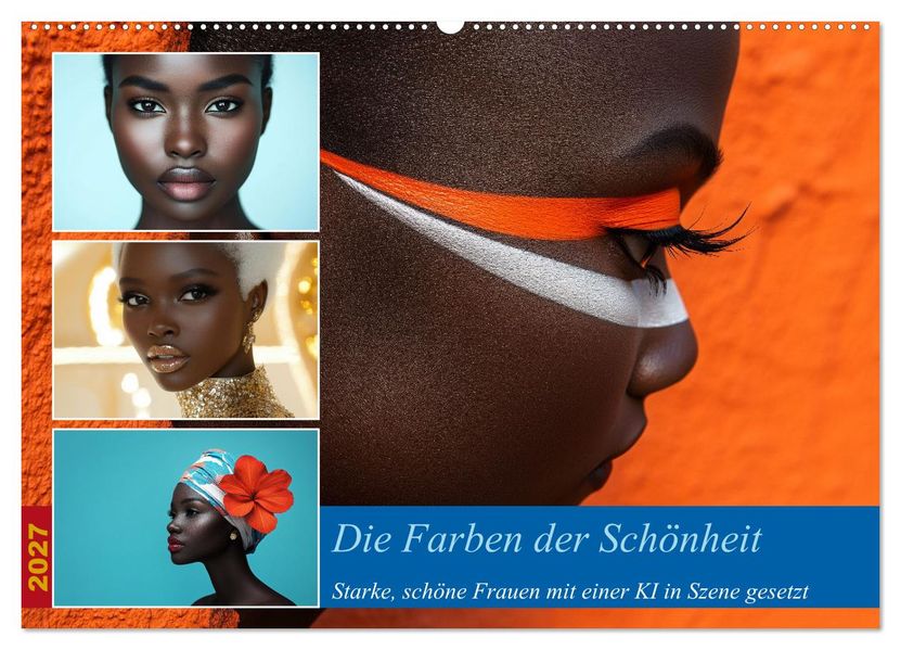 Die Farben der Schönheit (Wandkalender 2027 DIN A2 quer) CALVENDO Monatskalender