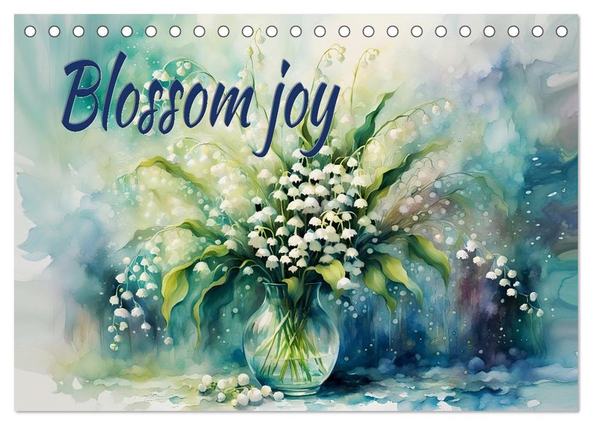 Blossom joy (Desk Calendar 2027 DIN A5 landscape) CALVENDO 12 Month DeskCalendar
