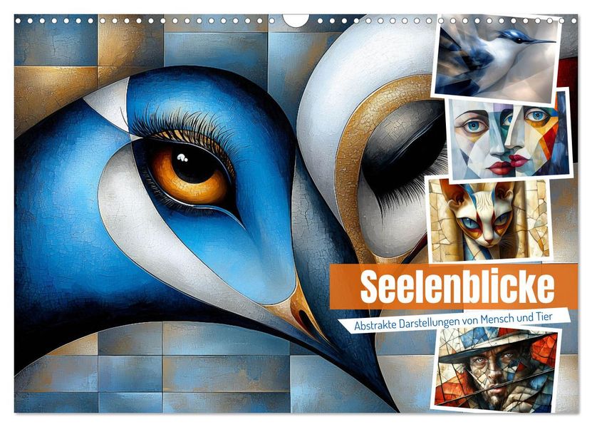 Seelenblicke (Wandkalender 2027 DIN A3 quer) CALVENDO Monatskalender
