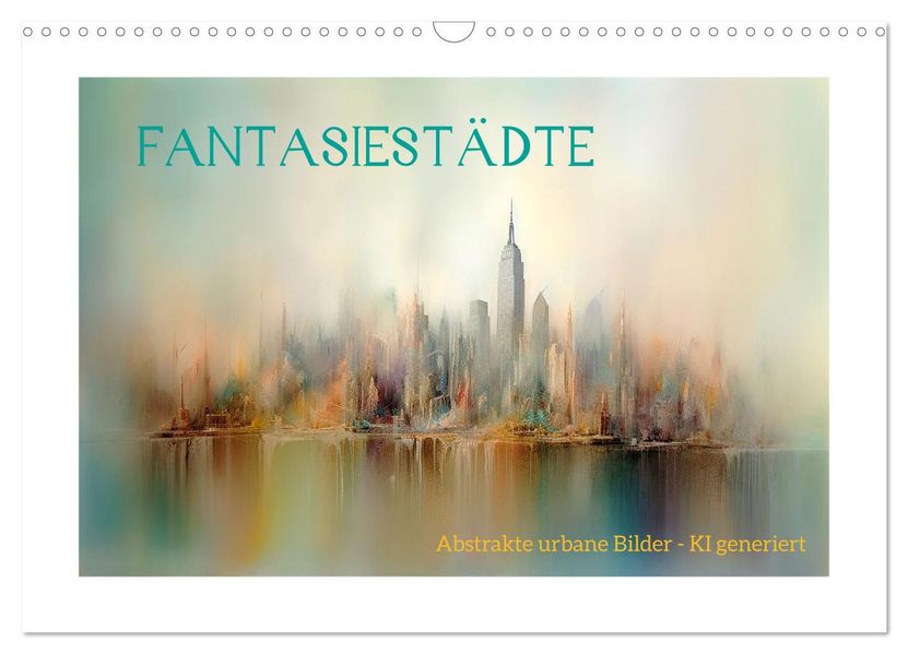 Fantasiestädte (Wandkalender 2027 DIN A3 quer) CALVENDO Monatskalender