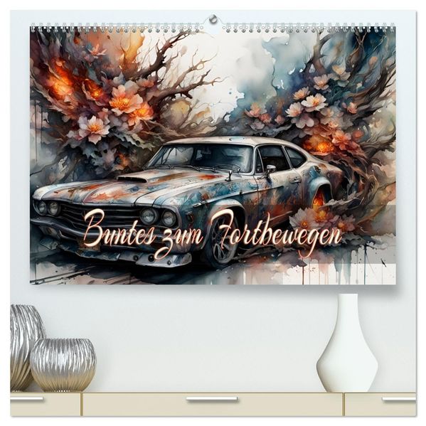 Buntes zum Fortbewegen (hochwertiger Premium Wandkalender 2027 DIN A2 quer) Kunstdruck in Hochglanz