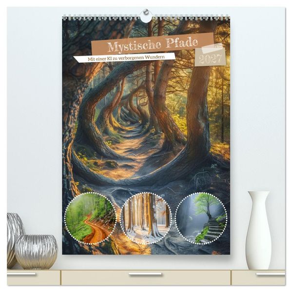 Mystische Pfade (hochwertiger Premium Wandkalender 2027 DIN A2 hoch) Kunstdruck in Hochglanz