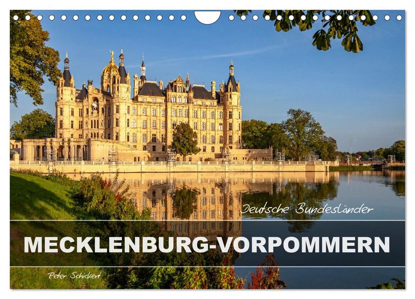 Deutsche Bundesländer - Mecklenburg-Vorpommern (Wandkalender 2027 DIN A4 quer) CALVENDO Monatskalender