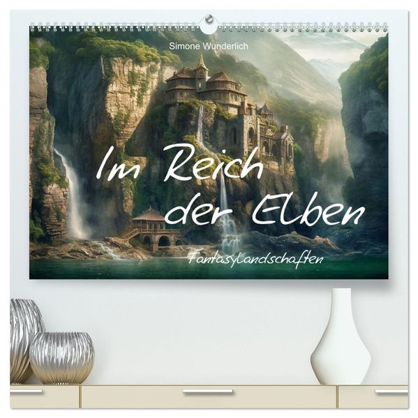 Im Reich der Elben (hochwertiger Premium Wandkalender 2027 DIN A2 quer) Kunstdruck in Hochglanz