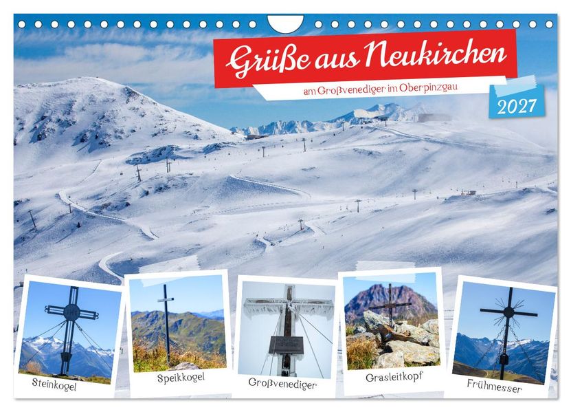 Grüße aus Neukirchen (Wandkalender 2027 DIN A4 quer) CALVENDO Monatskalender