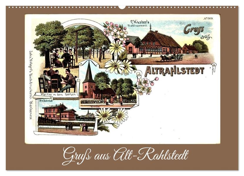 Gruß aus Alt-Rahlstedt (Wandkalender 2027 DIN A2 quer) CALVENDO Monatskalender