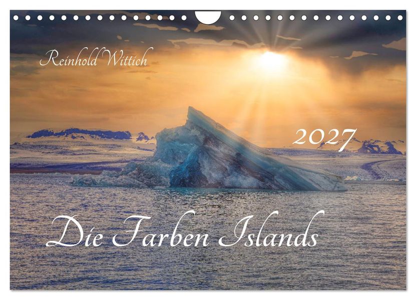 Die Farben Islands (Wandkalender 2027 DIN A4 quer) CALVENDO Monatskalender
