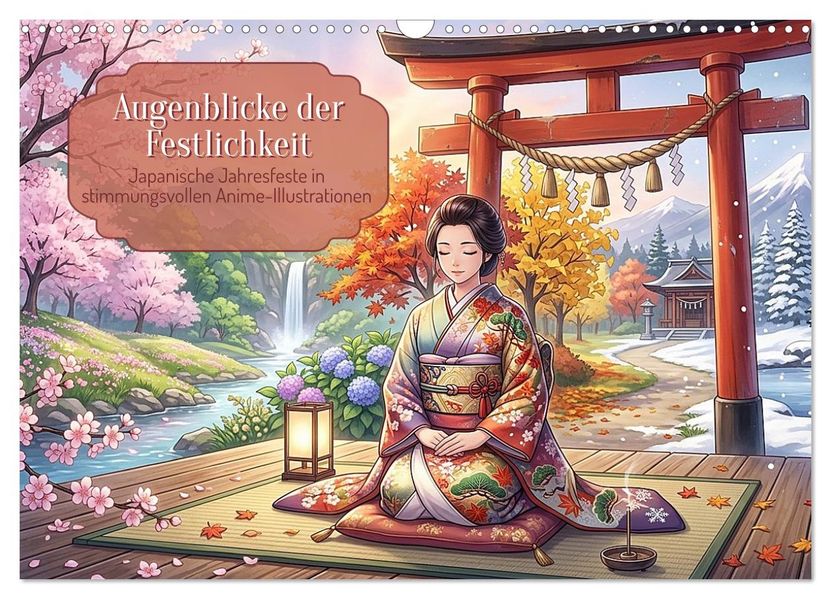 Augenblicke der Festlichkeit (Wandkalender 2027 DIN A3 quer) CALVENDO Monatskalender