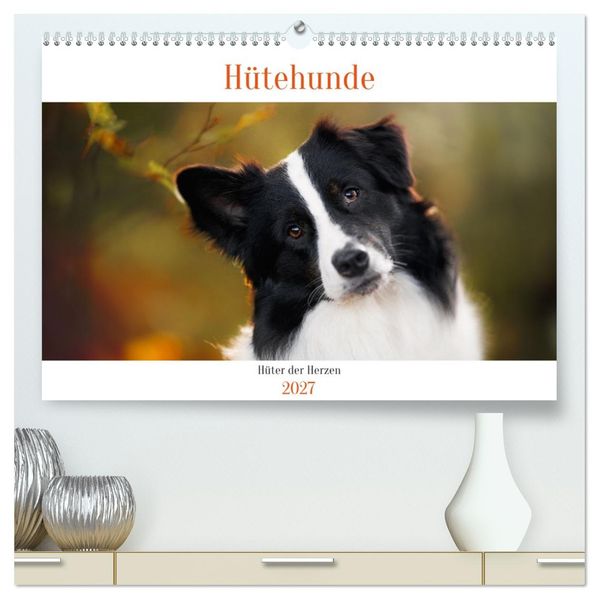 Hütehunde - Hüter der Herzen (hochwertiger Premium Wandkalender 2027 DIN A2 quer) Kunstdruck in Hochglanz