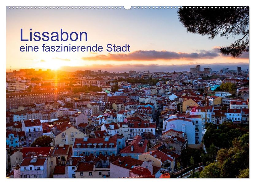 Lissabon eine faszinierende Stadt (Wandkalender 2027 DIN A2 quer) CALVENDO Monatskalender