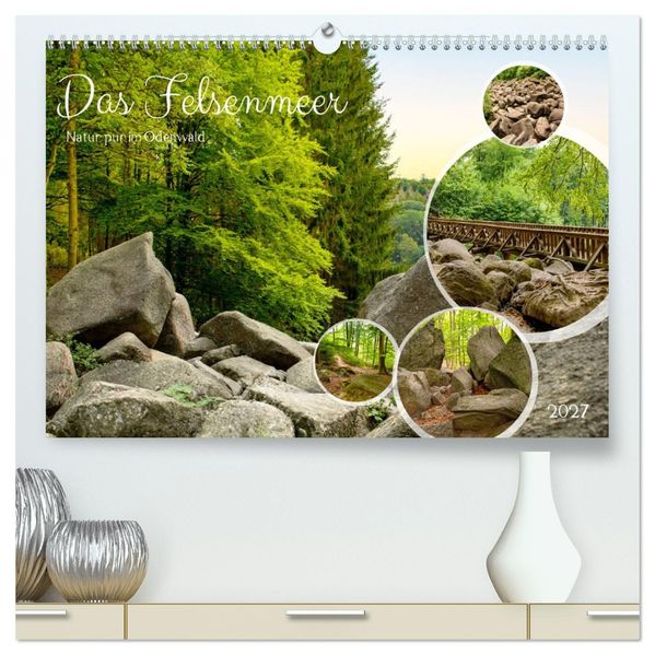 Das Felsenmeer - Natur pur im Odenwald (hochwertiger Premium Wandkalender 2027 DIN A2 quer) Kunstdruck in Hochglanz