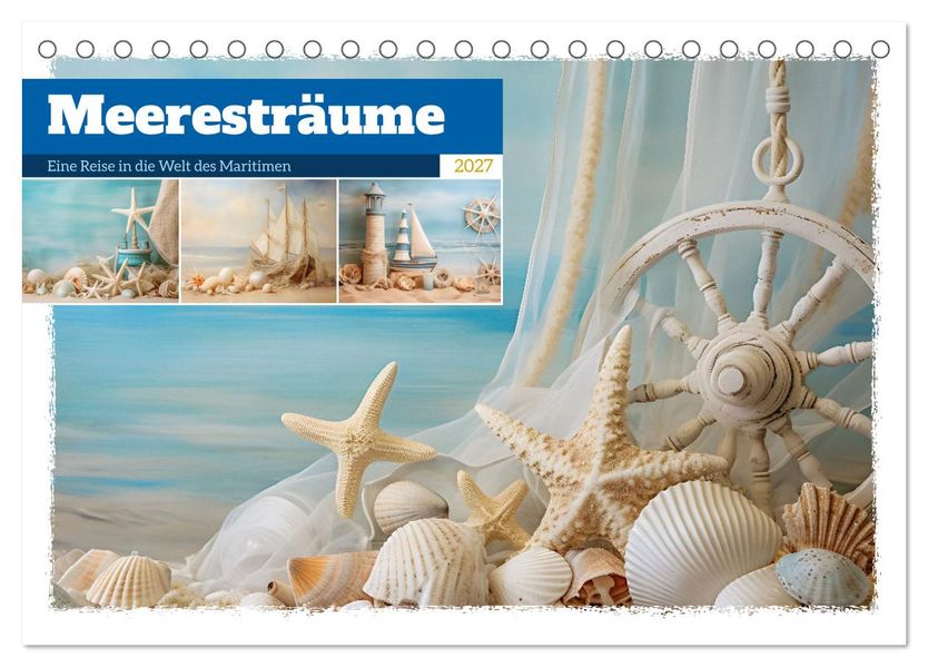 Meeresträume (Tischkalender 2027 DIN A5 quer) CALVENDO Monatskalender
