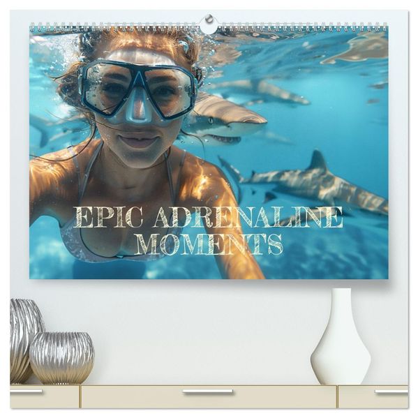Epic Adrenaline Moments (High Quality Premium Wall Calendar 2027 DIN A2 landscape)CALVENDO 12 Month Wall Calendar