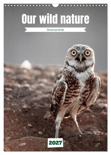 Our wild nature American birds (Wall Calendar 2027 DIN A3 portrait) CALVENDO 12 Month Wall Calendar