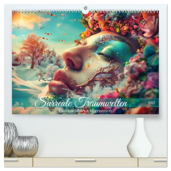 Surreale Traumwelten (hochwertiger Premium Wandkalender 2027 DIN A2 quer) Kunstdruck in Hochglanz