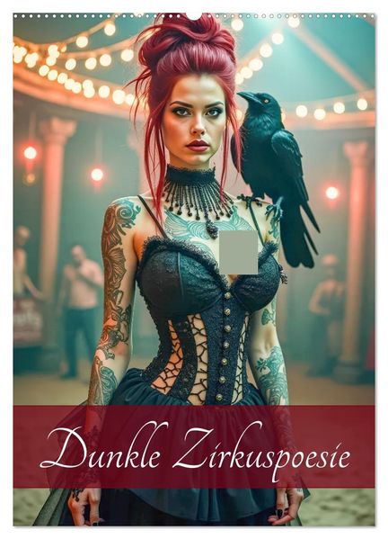 Dunkle Zirkuspoesie (Wandkalender 2027 DIN A2 hoch) CALVENDO Monatskalender