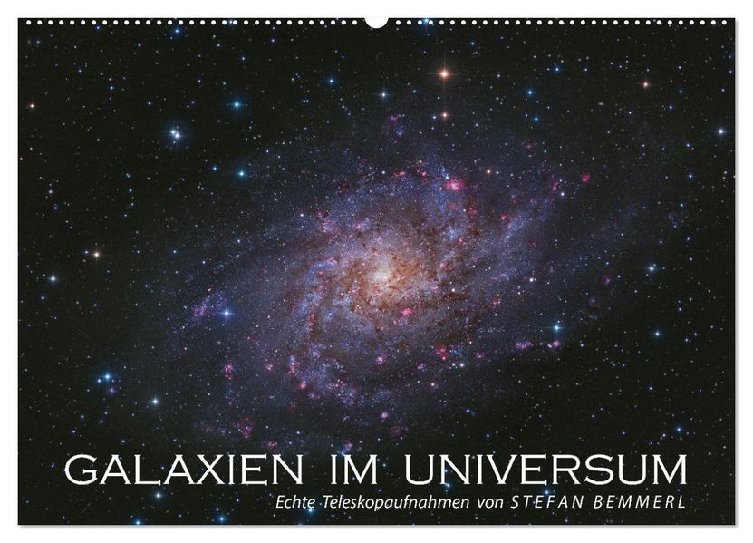 Galaxien im Universum (Wandkalender 2027 DIN A2 quer) CALVENDO Monatskalender
