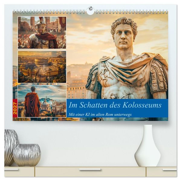 Im Schatten des Kolosseums (hochwertiger Premium Wandkalender 2027 DIN A2 quer) Kunstdruck in Hochglanz