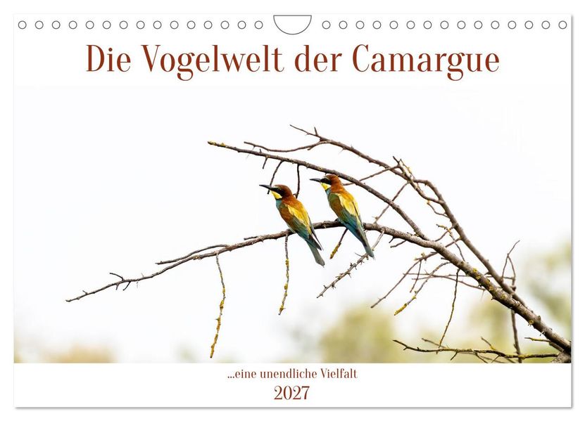Die Vogelwelt der Camargue (Wandkalender 2027 DIN A4 quer) CALVENDO Monatskalender