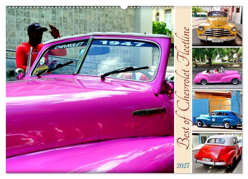 Best of Chevrolet Fleetline (Wandkalender 2027 DIN A2 quer) CALVENDO Monatskalender