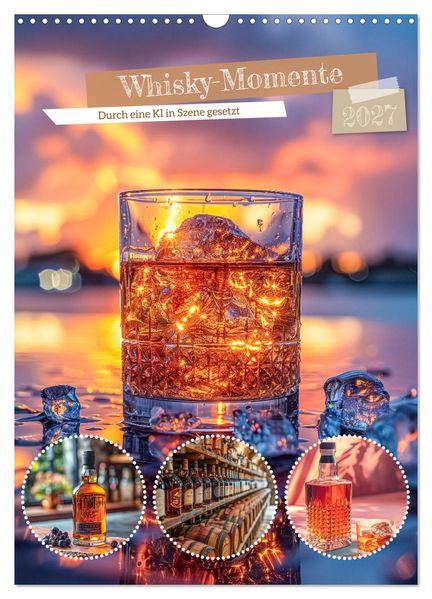 Whisky-Momente (Wandkalender 2027 DIN A3 hoch) CALVENDO Monatskalender