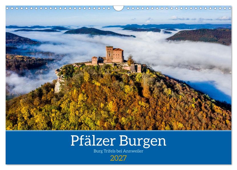 Pfälzer Burgen (Wandkalender 2027 DIN A3 quer) CALVENDO Monatskalender