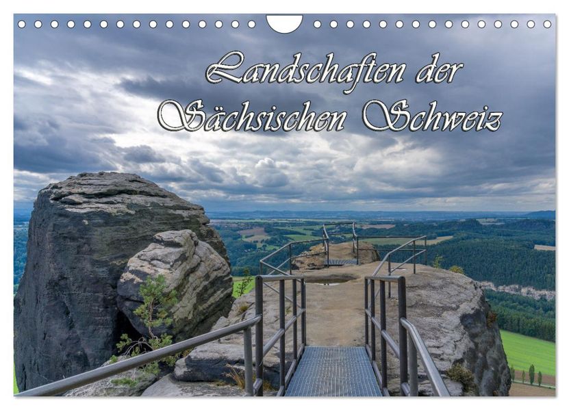 Landschaften der Sächsischen Schweiz (Wandkalender 2027 DIN A4 quer) CALVENDO Monatskalender