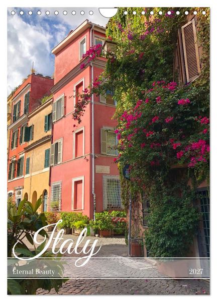 Splendid Italy (Wall Calendar 2027 DIN A4 portrait) CALVENDO 12 Month Wall Calendar