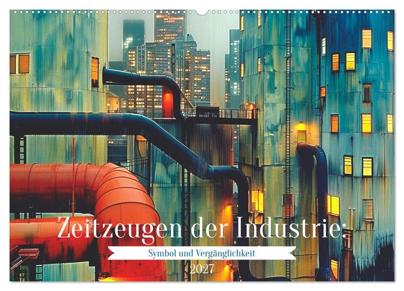 Zeitzeugen der Industrie: Symbol und Vergänglichkeit (Wandkalender 2027 DIN A2 quer) CALVENDO Monatskalender