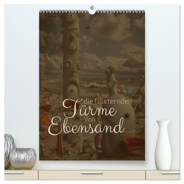 Die Flüsternden Türme von Ebensand (hochwertiger Premium Wandkalender 2027 DIN A2 hoch) Kunstdruck in Hochglanz
