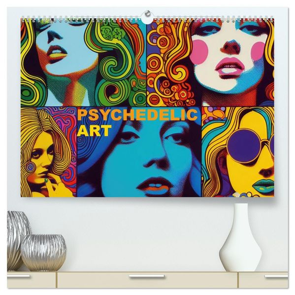 Psychedelic Art (hochwertiger Premium Wandkalender 2027 DIN A2 quer) Kunstdruck in Hochglanz
