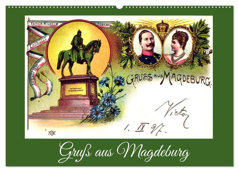 Gruß aus Magdeburg (Wandkalender 2027 DIN A2 quer) CALVENDO Monatskalender